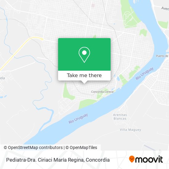 Pediatra-Dra. Ciriaci María Regina map