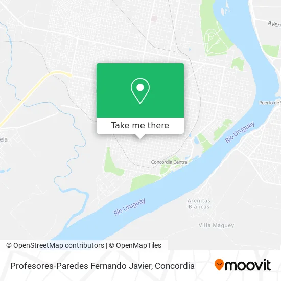 Profesores-Paredes Fernando Javier map