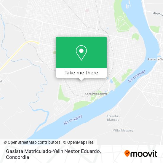 Gasista Matriculado-Yelin Nestor Eduardo map