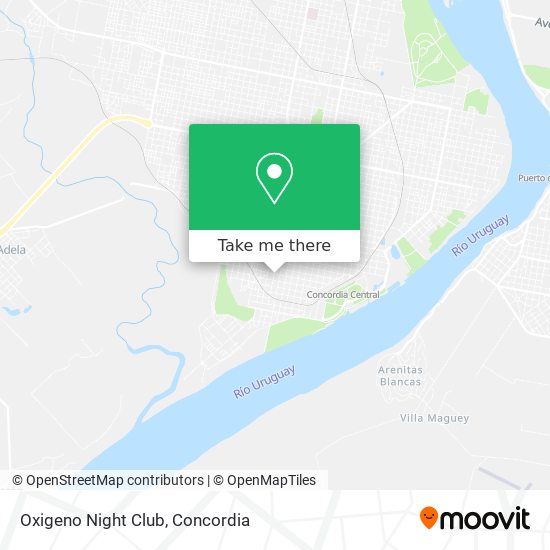 Mapa de Oxigeno Night Club