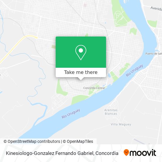 Kinesiologo-Gonzalez Fernando Gabriel map