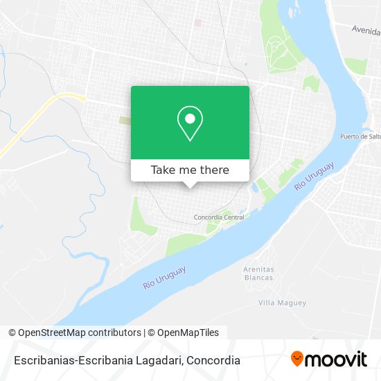 Escribanias-Escribania Lagadari map