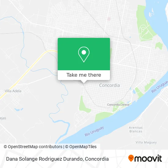 Dana Solange Rodriguez Durando map