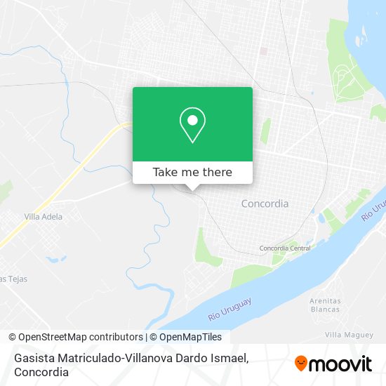 Gasista Matriculado-Villanova Dardo Ismael map