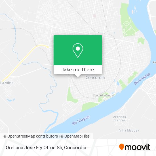 Mapa de Orellana Jose E y Otros Sh