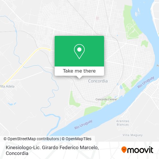Kinesiologo-Lic. Girardo Federico Marcelo map
