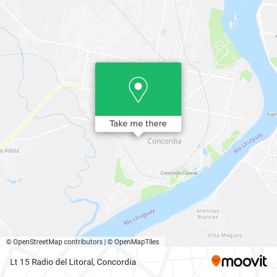 Lt 15 Radio del Litoral map