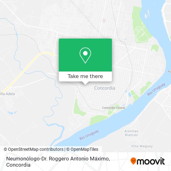Neumonólogo-Dr. Roggero Antonio Máximo map