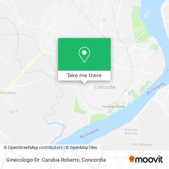 Mapa de Ginecologo-Dr. Carubia Roberto