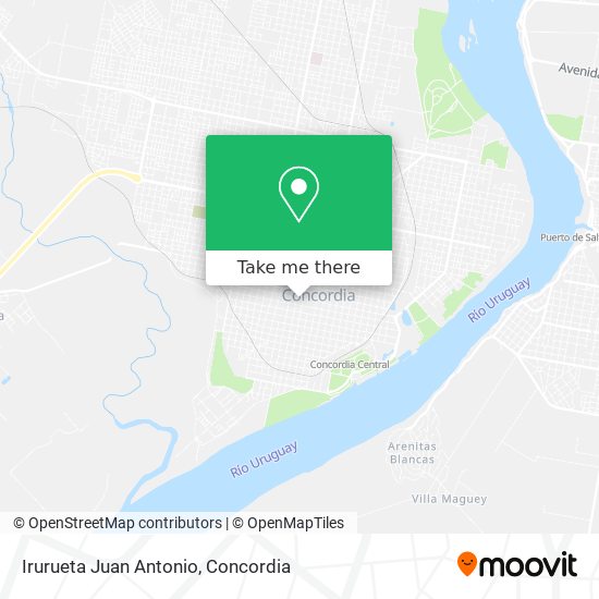 Irurueta Juan Antonio map
