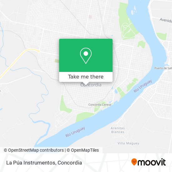 La Púa Instrumentos map