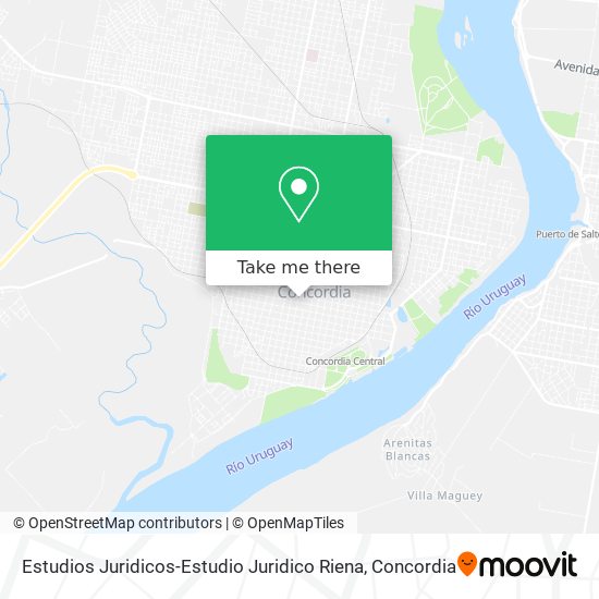 Estudios Juridicos-Estudio Juridico Riena map