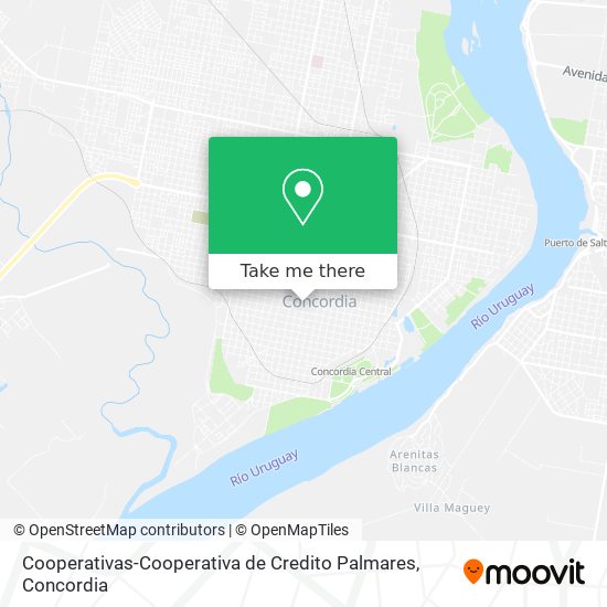 Cooperativas-Cooperativa de Credito Palmares map