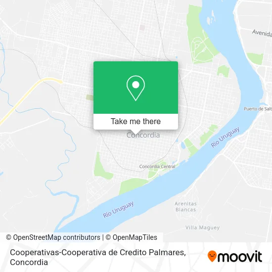 Mapa de Cooperativas-Cooperativa de Credito Palmares