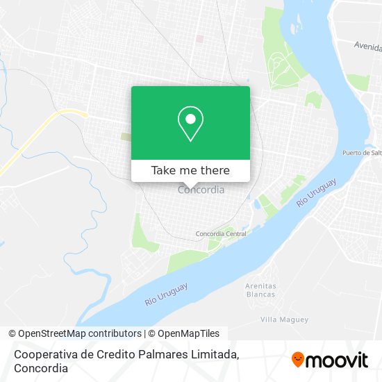 Cooperativa de Credito Palmares Limitada map