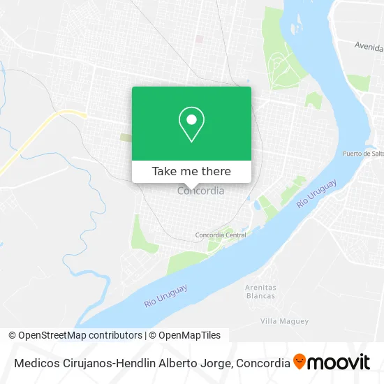 Mapa de Medicos Cirujanos-Hendlin Alberto Jorge