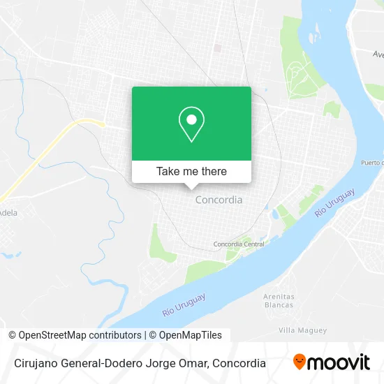 Cirujano General-Dodero Jorge Omar map