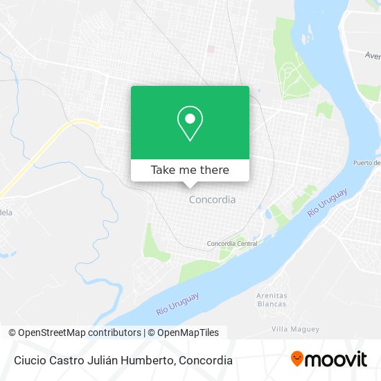 Mapa de Ciucio Castro Julián Humberto