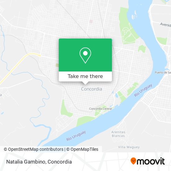 Mapa de Natalia Gambino