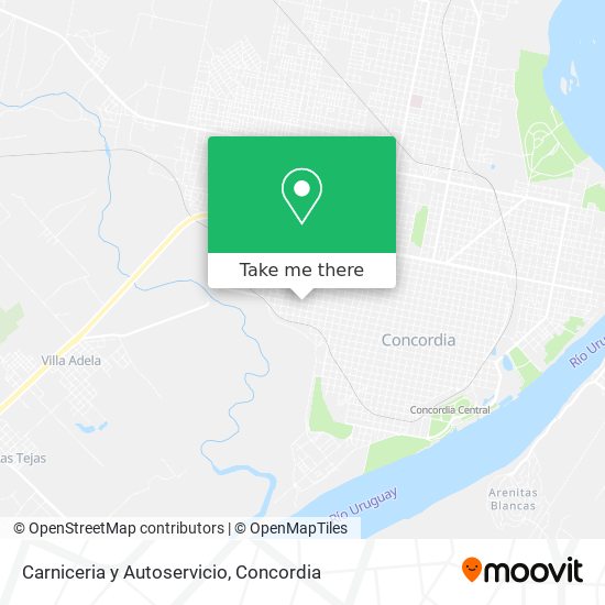 Mapa de Carniceria y Autoservicio