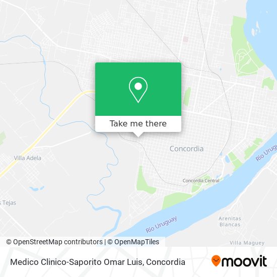 Medico Clinico-Saporito Omar Luis map