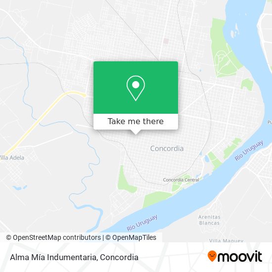 Alma Mía Indumentaria map