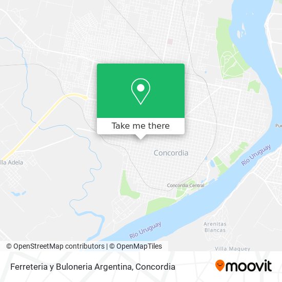 Ferreteria y Buloneria Argentina map