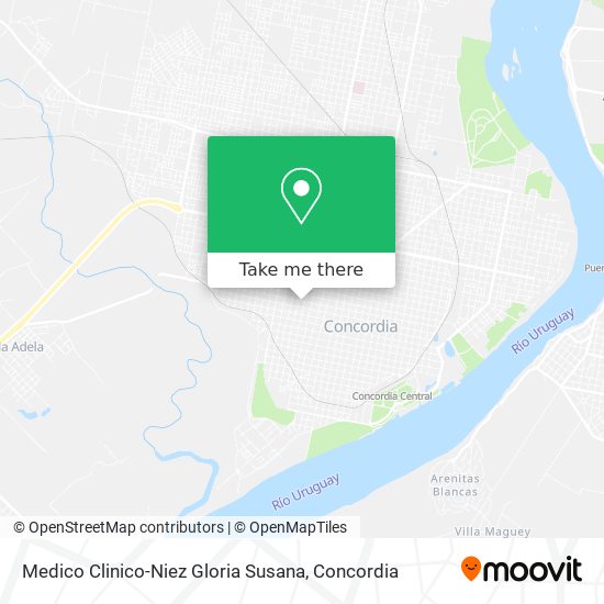 Mapa de Medico Clinico-Niez Gloria Susana