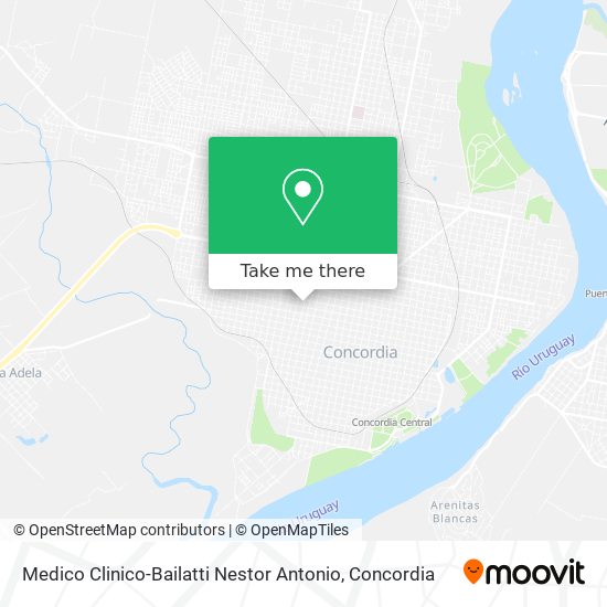 Medico Clinico-Bailatti Nestor Antonio map