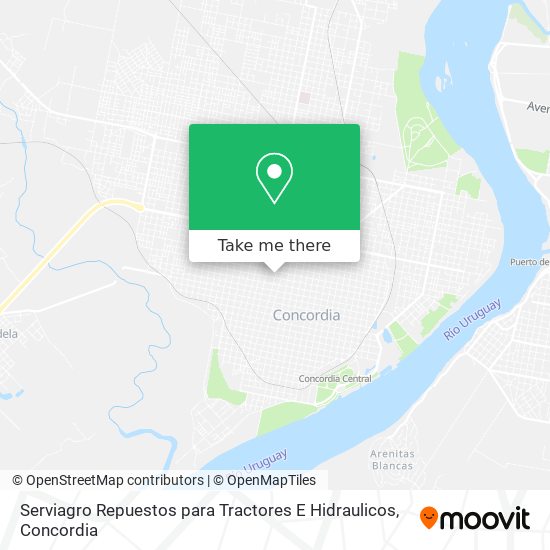 Serviagro Repuestos para Tractores E Hidraulicos map