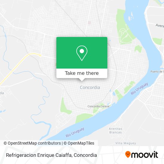 Refrigeracion Enrique Caiaffa map
