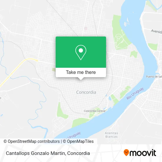 Mapa de Cantallops Gonzalo Martin