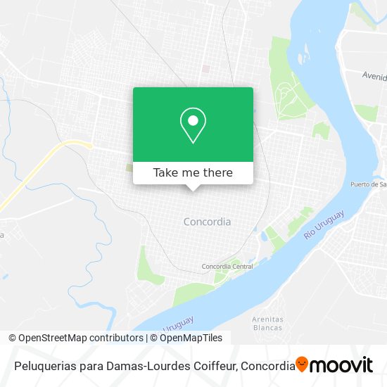 Peluquerias para Damas-Lourdes Coiffeur map