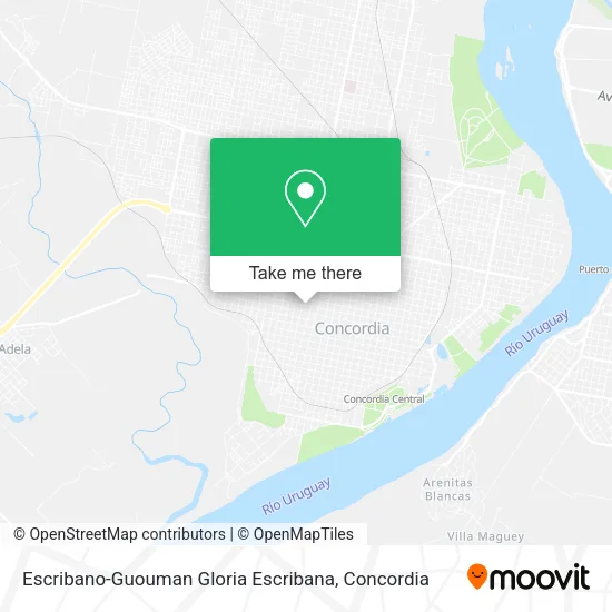 Escribano-Guouman Gloria Escribana map