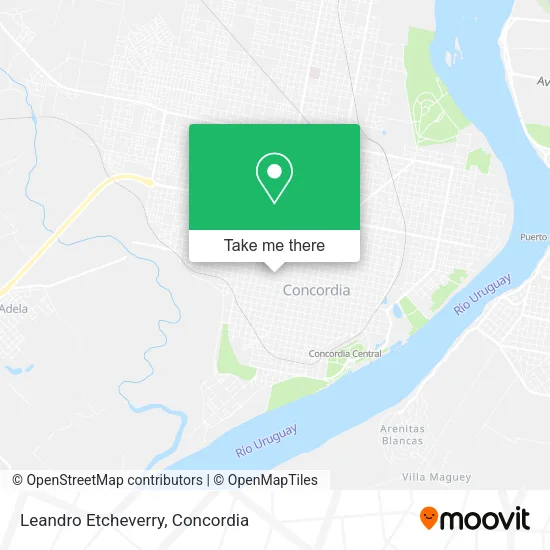 Leandro Etcheverry map