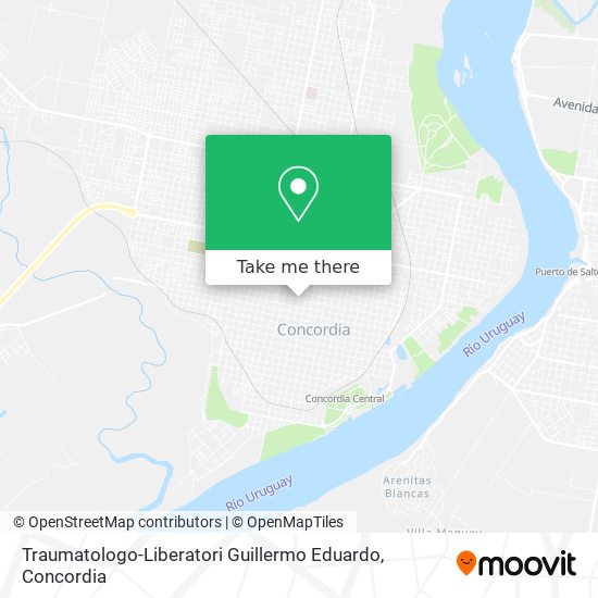 Traumatologo-Liberatori Guillermo Eduardo map