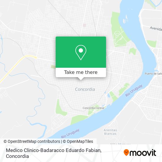 Mapa de Medico Clinico-Badaracco Eduardo Fabian