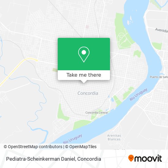 Mapa de Pediatra-Scheinkerman Daniel