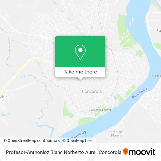 Profesor-Anthonioz Blanc Norberto Aurel map