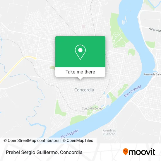 Prebel Sergio Guillermo map