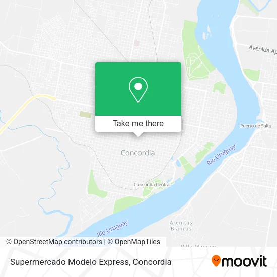 Supermercado Modelo Express map