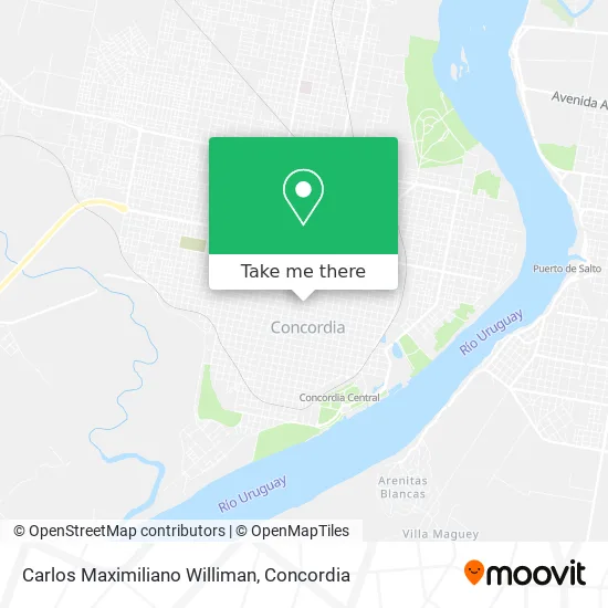 Carlos Maximiliano Williman map