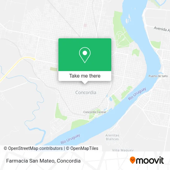 Mapa de Farmacia San Mateo