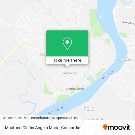Mautone Gladis Angela María map