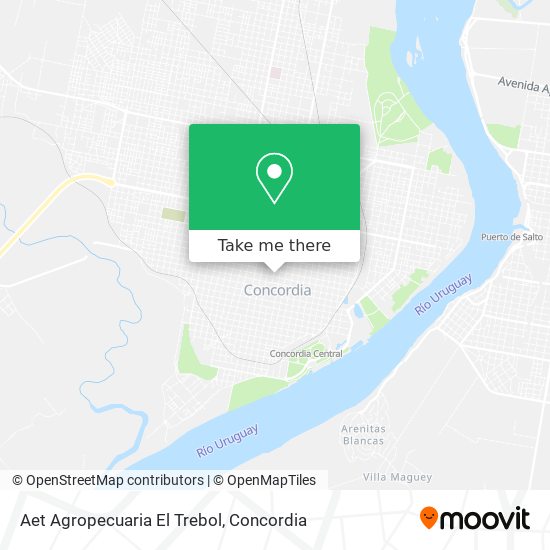 Aet Agropecuaria El Trebol map