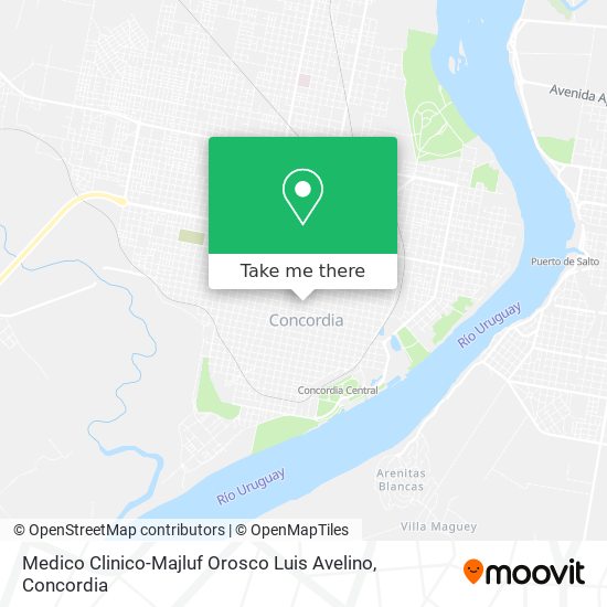 Medico Clinico-Majluf Orosco Luis Avelino map