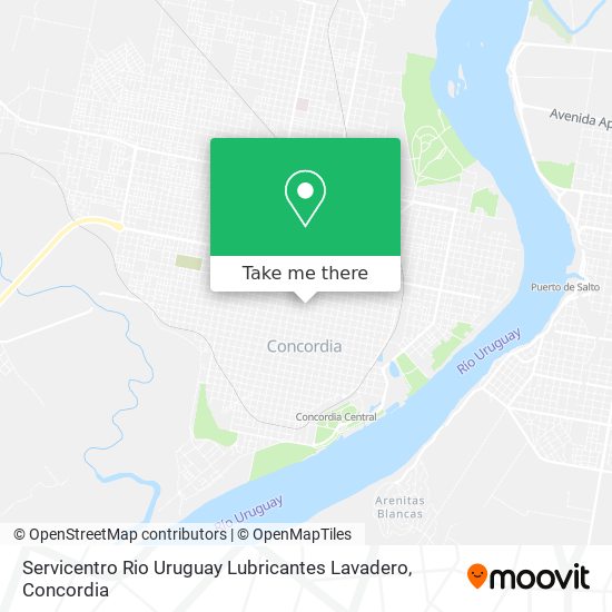 Mapa de Servicentro Rio Uruguay Lubricantes Lavadero