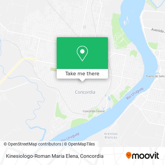 Kinesiologo-Roman Maria Elena map