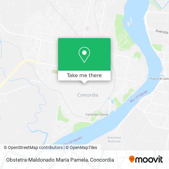 Obstetra-Maldonado María Pamela map
