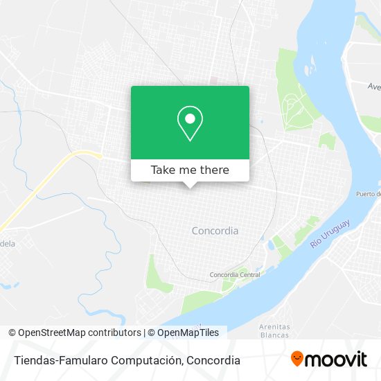 Tiendas-Famularo Computación map